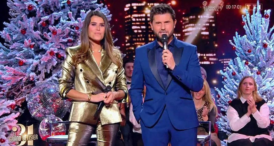 Karine Ferri et Christophe Beaugrand dans Le Grand Bêtisier sur TF1