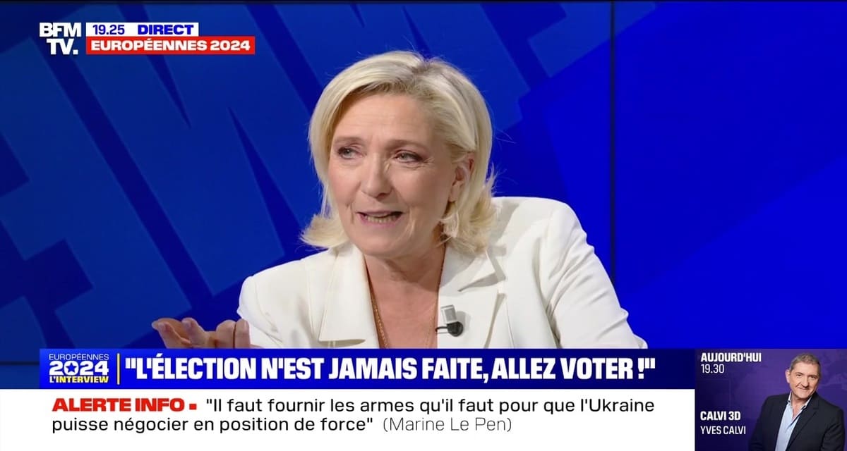 Marine Le Pen condamnée sur BFMTV