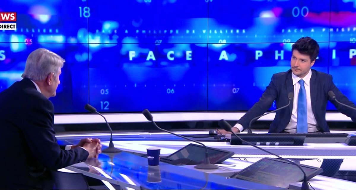 Philippe de Villiers accusé de fake news par Eliot Deval sur CNews « Je vous préviens je ne vous parle plus… »