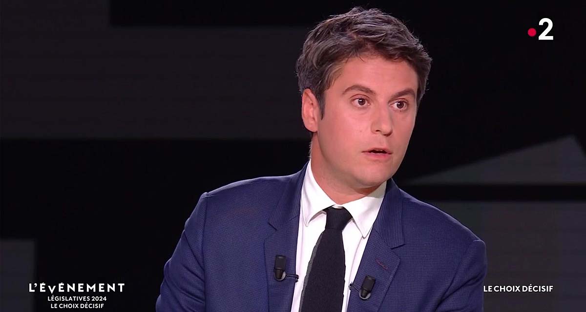 Gabriel Attal viré du plateau de France 2 en plein direct