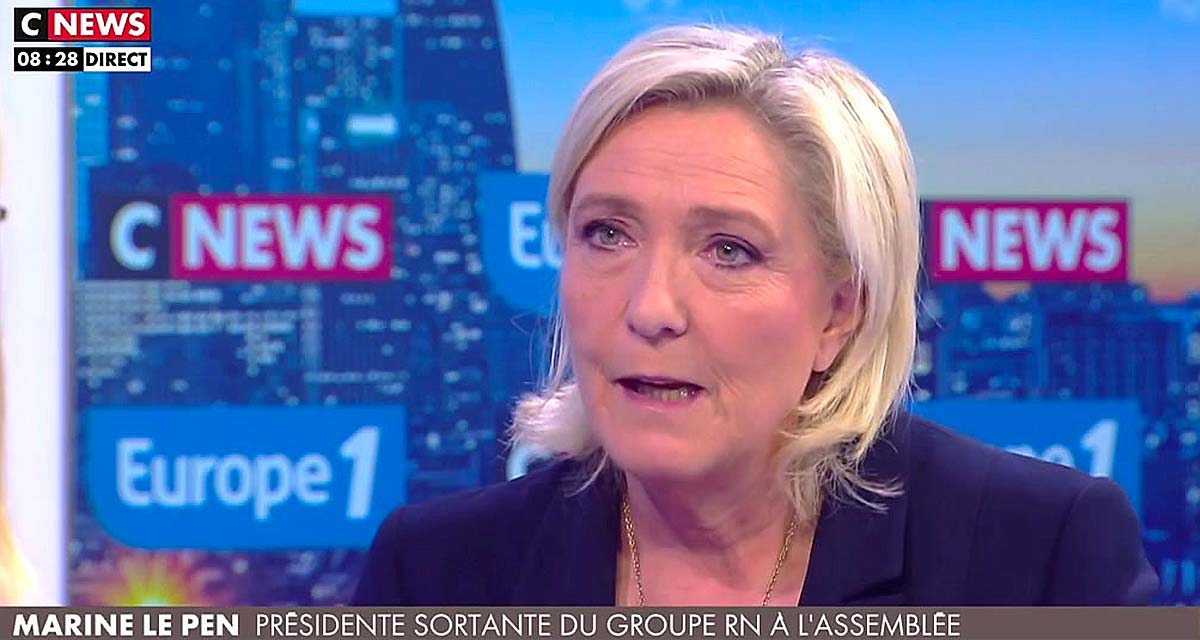 Marine Le Pen déstabilisée par Laurence Ferrari sur CNews