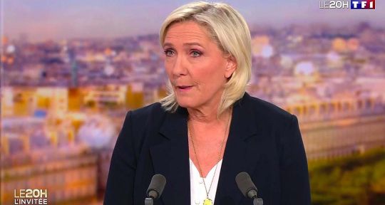 Marine Le Pen agacée par Gilles Bouleau, elle le remet à sa place sur TF1