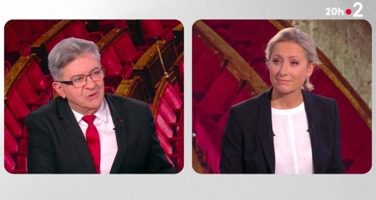 Jean-Luc Mélenchon accuse Anne-Sophie Lapix, coup de sang sur France 2