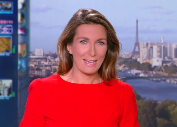 Nouveau record pour Anne-Claire Coudray au journal de TF1