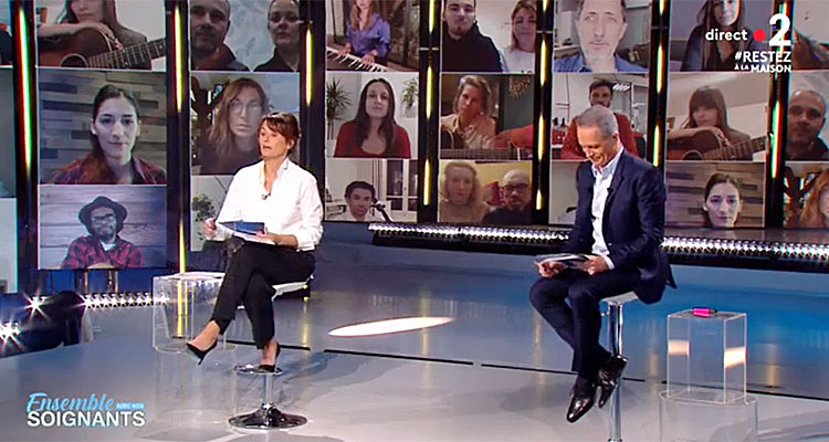 Ensemble avec nos soignants : Faustine Bollaert désertée, échec d’audience pour France 2